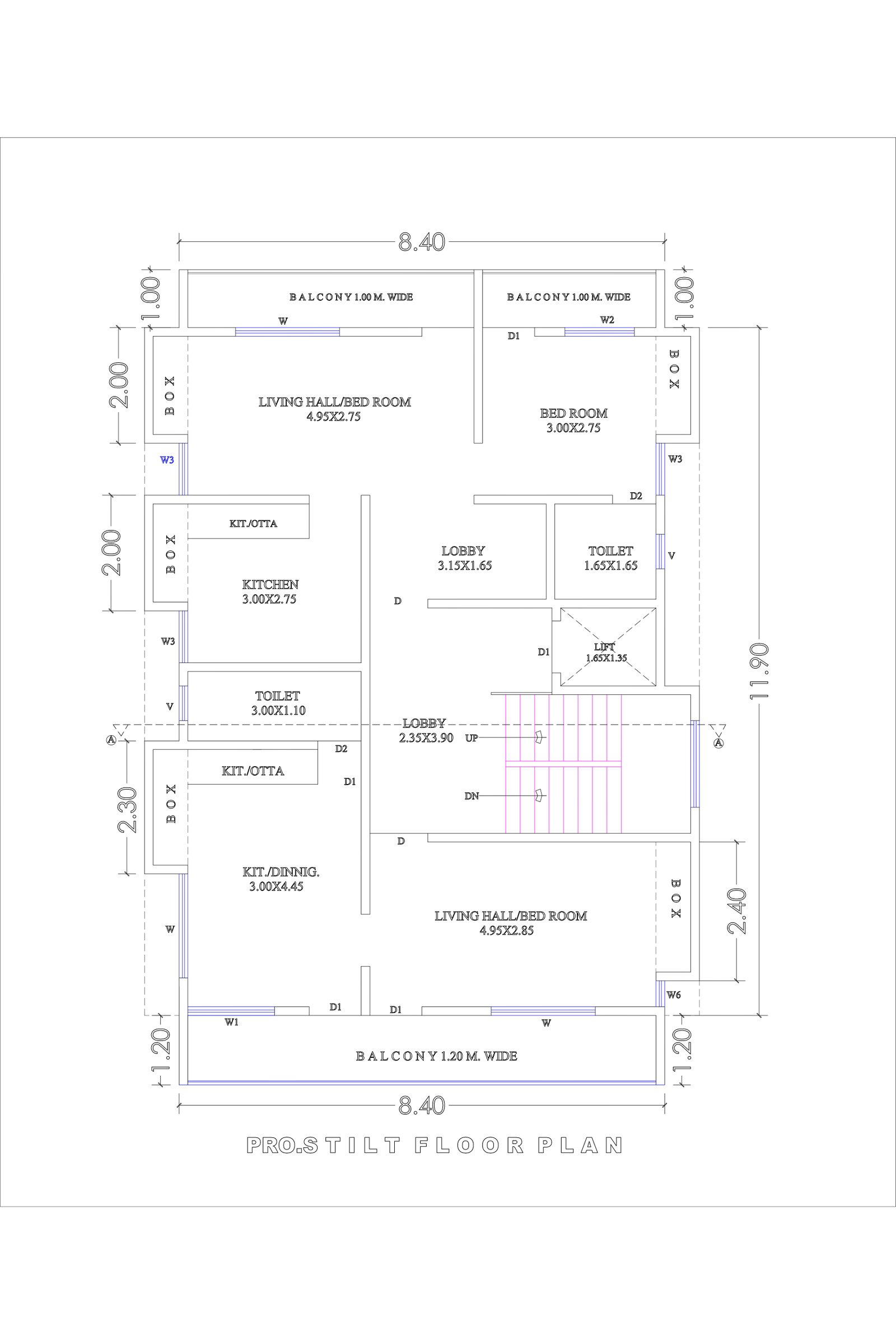 34x43 modern house drawings